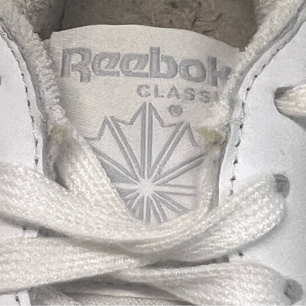 Reebok Women’s Club C White Leather Double Classic Platform Tennis Shoes 7.5 - Picture 14 of 15